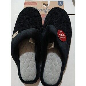Dearfoams Women's Leslie Washable Memory Foam Terry Clog Slipper Size L(9-10)